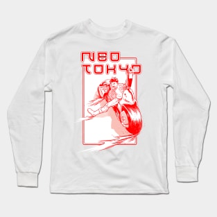 Neo Tokyo - duo tone Long Sleeve T-Shirt